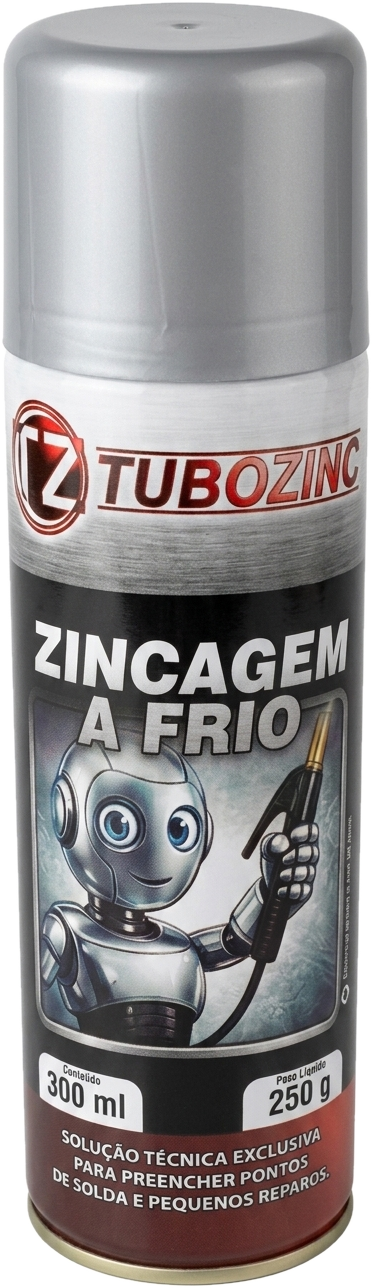 Lata da Zincagem a Frio em Spray Tubozinc, 300 ml / 250 g